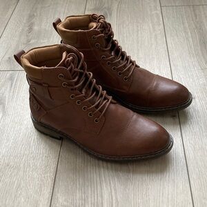 Portland Boot Company Men’s 8 Brown Lace Up Boot Leather Office Casual Hiking